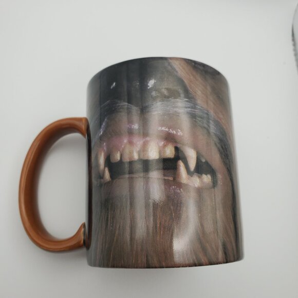 STAR WARS Chewbacca Mug 12oz Brown w/ Character Face & Funny Message Inside - Picture 6 of 6